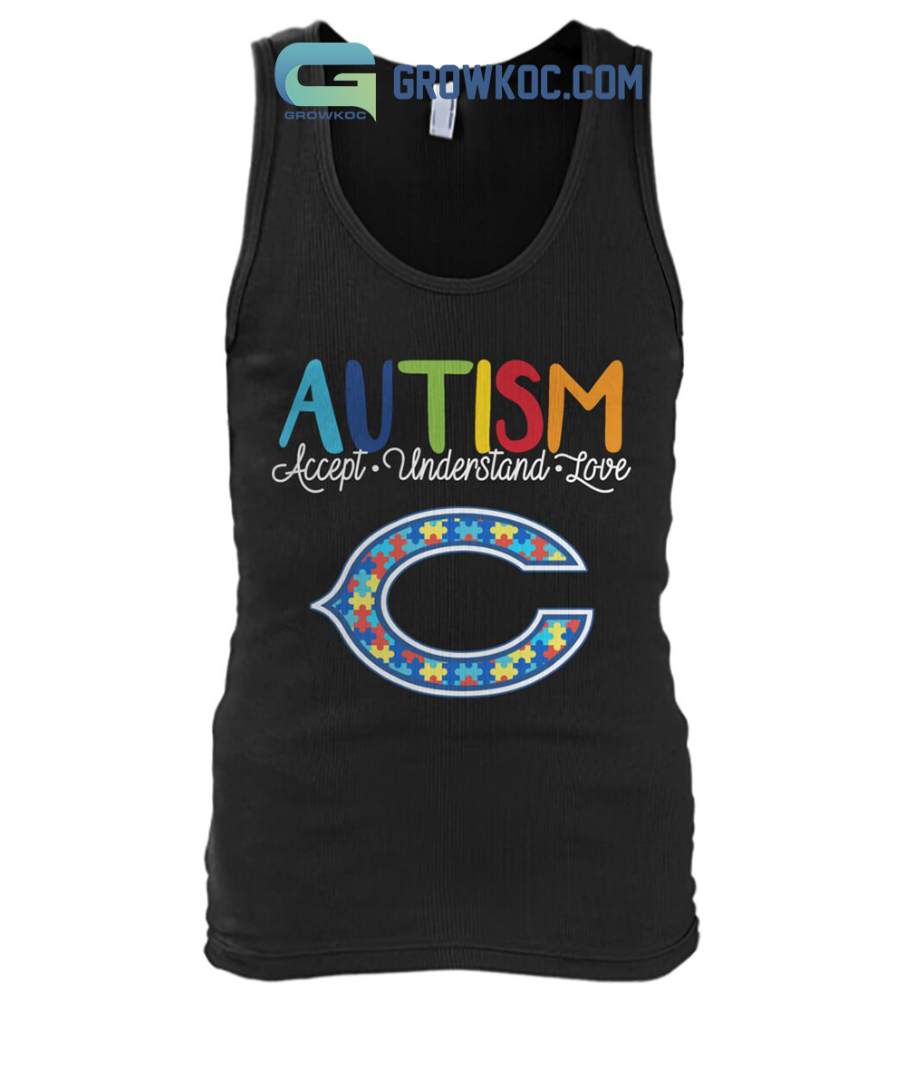 Official Chicago Bears Autism Awareness Knowledge Power t-shirt, hoodie,  sweater, long sleeve and tank top