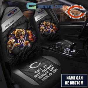 Chicago Bears NFL Mascot Get In Sit Down Shut Up Hold On Personalized Car Seat Covers