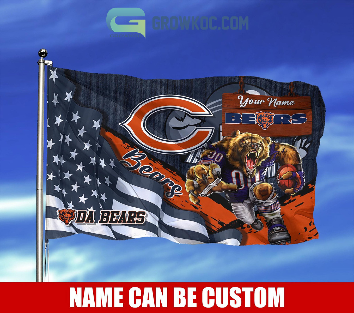 Chicago Bears logos, uniforms, and mascots