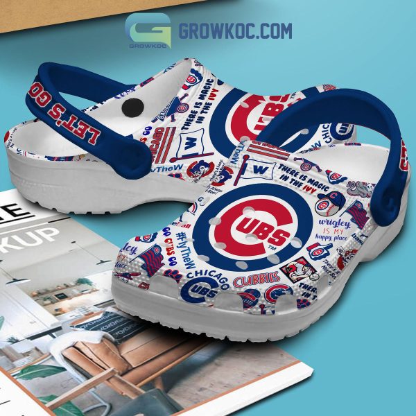 Chicago Cubs Let’s Go Cubbies There Is Magic In The Ivy Clogs Crocs