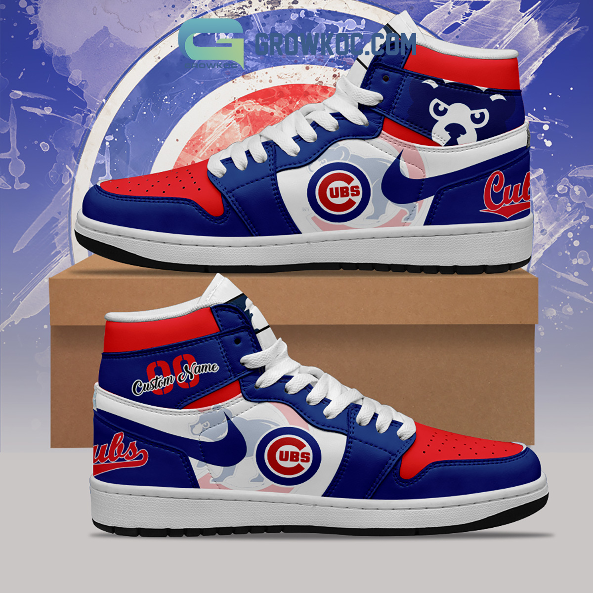Chicago Cubs Personalized Baseball Logo Team Crocs Clog Shoes - T