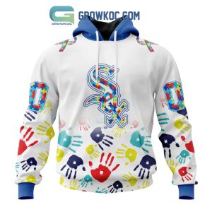 Chicago White Sox MLB Autism Awareness Hand Design Personalized Hoodie T Shirt