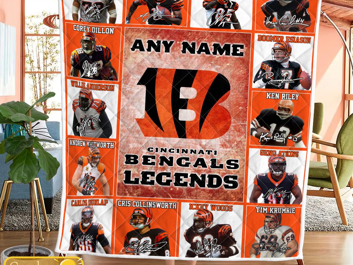 Cincinnati Bengals Personalized Name Plate