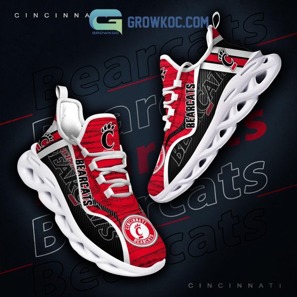Cincinnati Bearcats NCAA Clunky Sneakers Max Soul Shoes