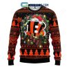 Cincinnati Bengals Dabbing Santa Claus Christmas Ugly Sweater