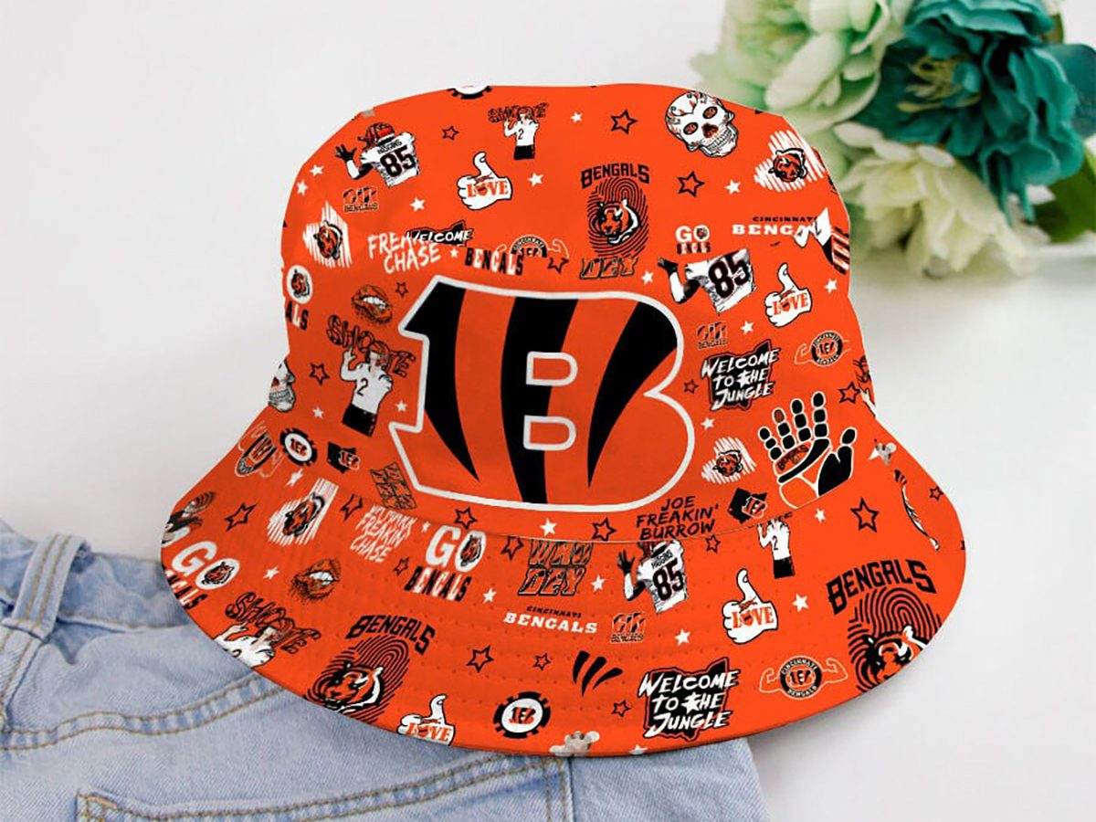 Cincinnati Bengals All Over Printed Nfl Baseball Caps Custom Name