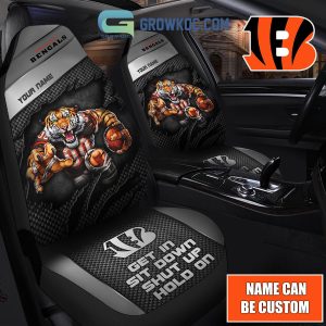 Cincinnati Bengals NFL Mascot Get In Sit Down Shut Up Hold On Personalized Car Seat Covers