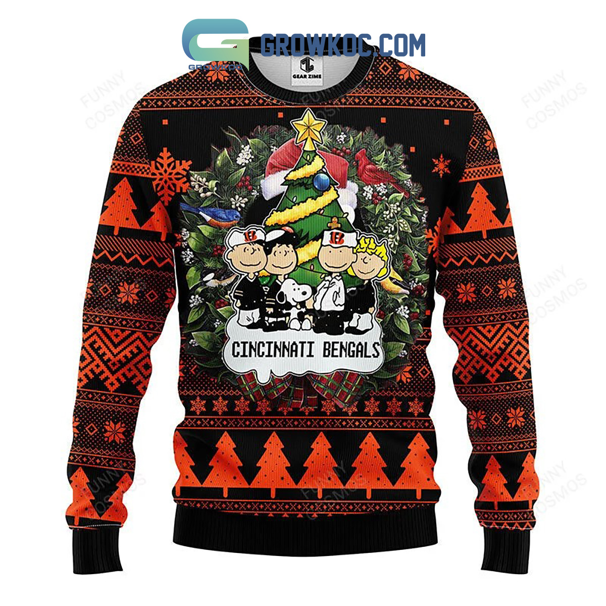 bengals ugly christmas sweater