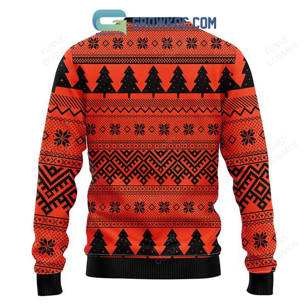 Cincinnati Bengals Tree Ball Christmas Ugly Sweater