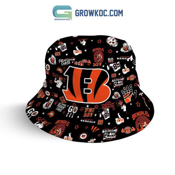Cincinnati Bengals Welcome To The Jungle Bucket Hat