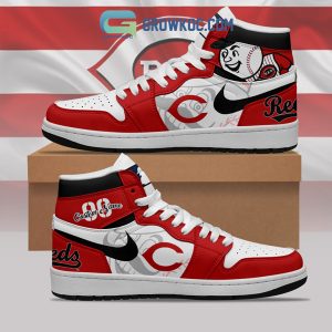 Cincinnati Reds MLB Personalized Air Jordan 1 Shoes