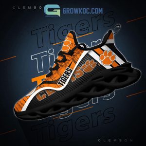 Clemson Tigers NCAA Clunky Sneakers Max Soul Shoes