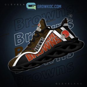Cleveland Browns NFL Clunky Sneakers Max Soul Shoes