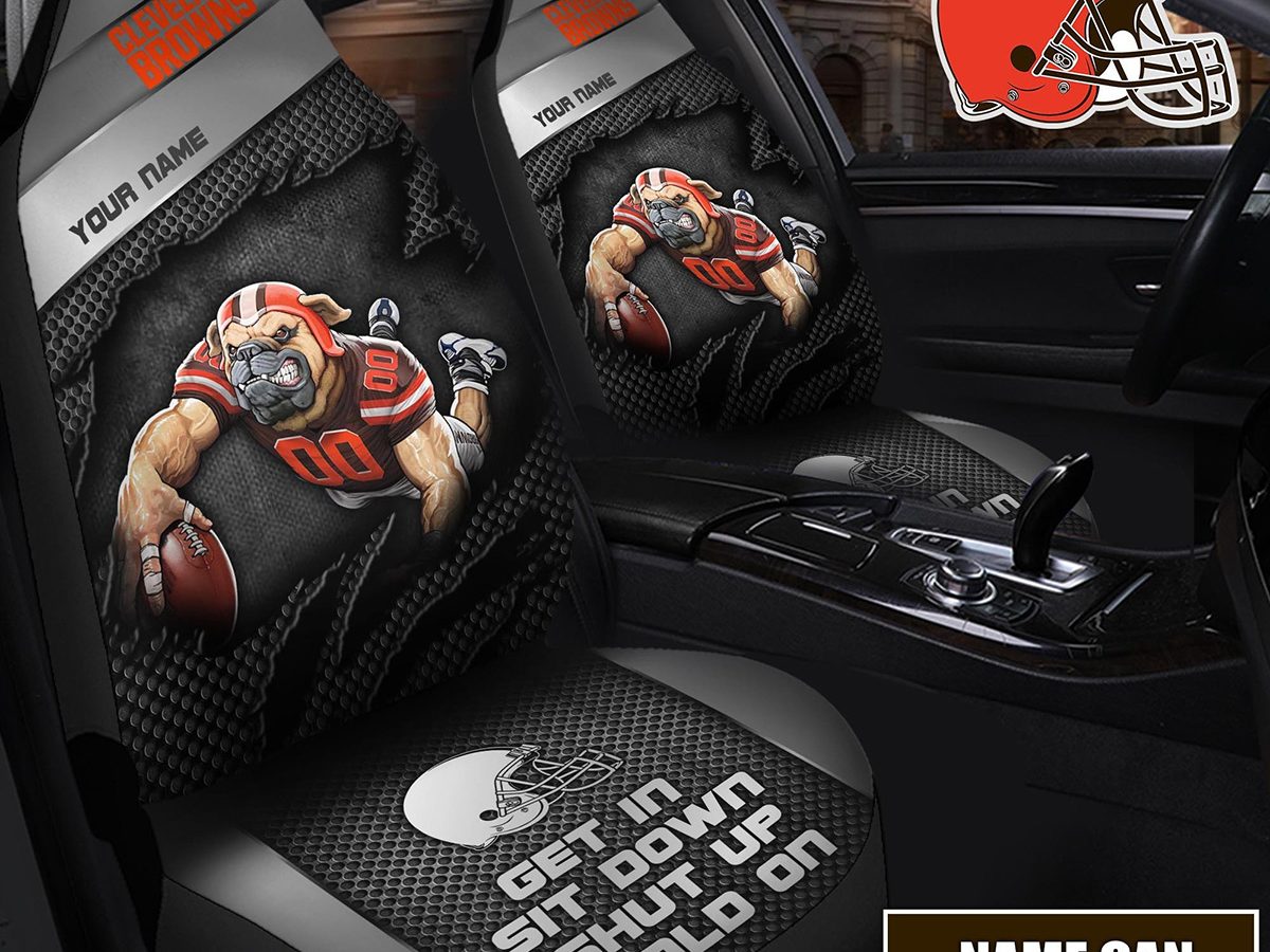 Cleveland browns on sale seat covers