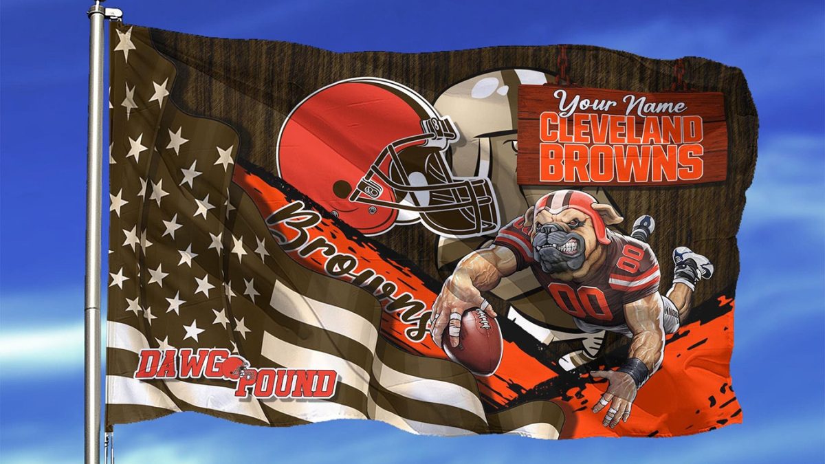 Cleveland browns American flag shirt,Sweater, Hoodie, And Long