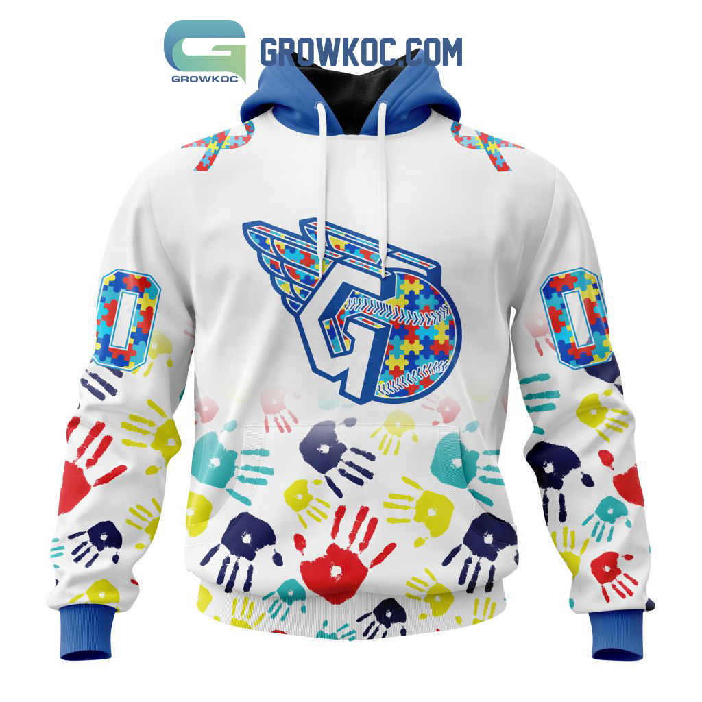 Cleveland Guardians MLB Fearless Against Autism Personalized Baseball Jersey  - Growkoc