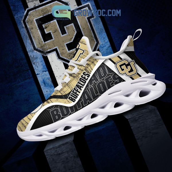 Colorado Buffaloes NCAA Clunky Sneakers Max Soul Shoes