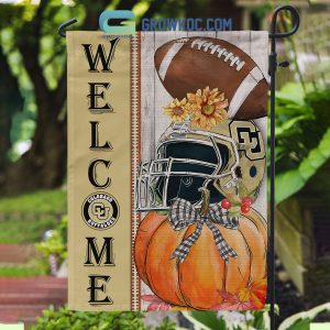 Colorado Buffaloes NCAA Welcome Fall Pumpkin House Garden Flag
