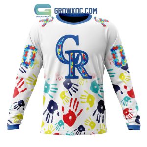 MLB Colorado Rockies Mix Jersey Custom Personalized Hoodie Shirt - Growkoc