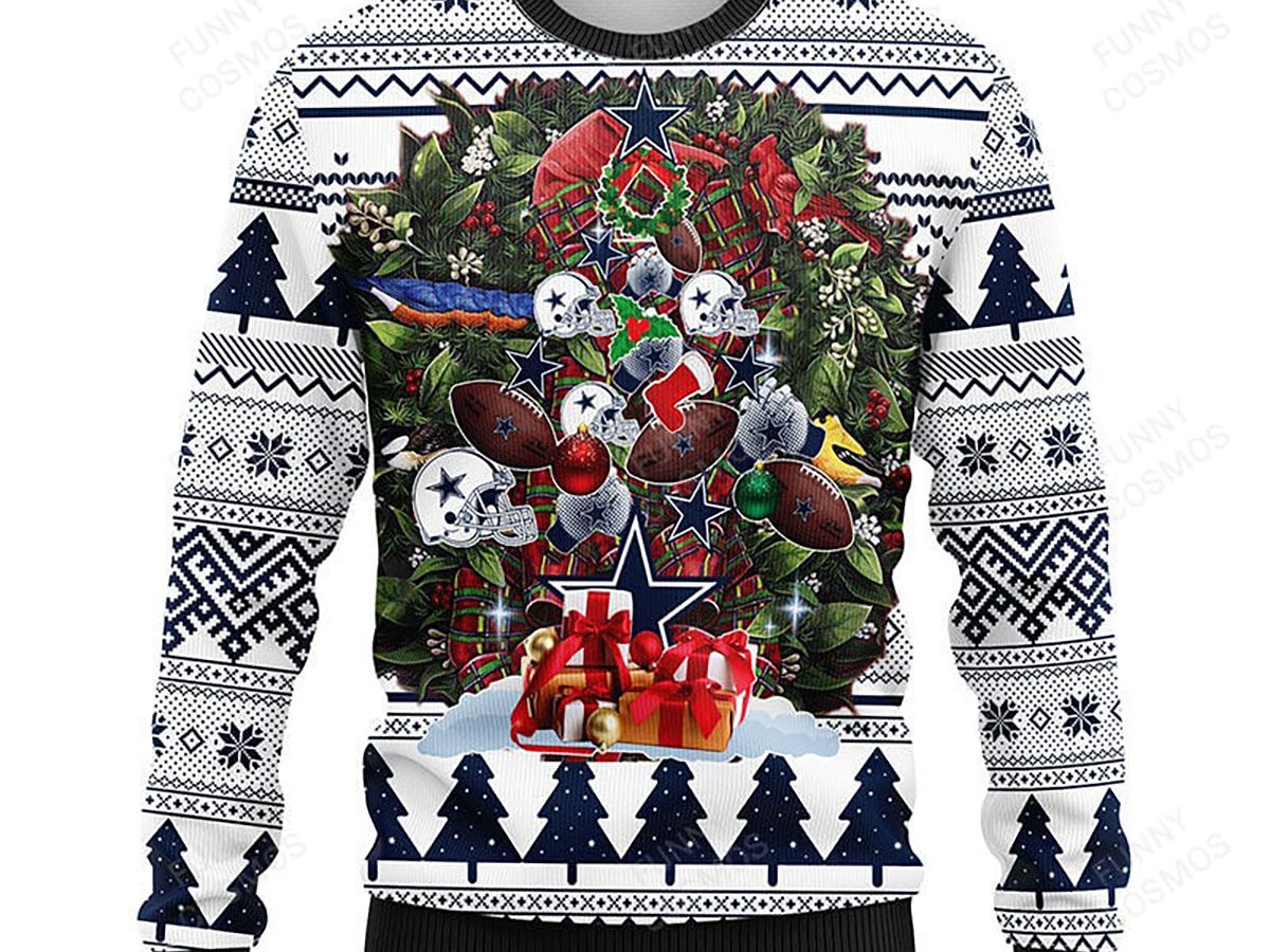 Dallas Cowboys NFL Womens Christmas Sweater – Ugly Christmas Sweater Party