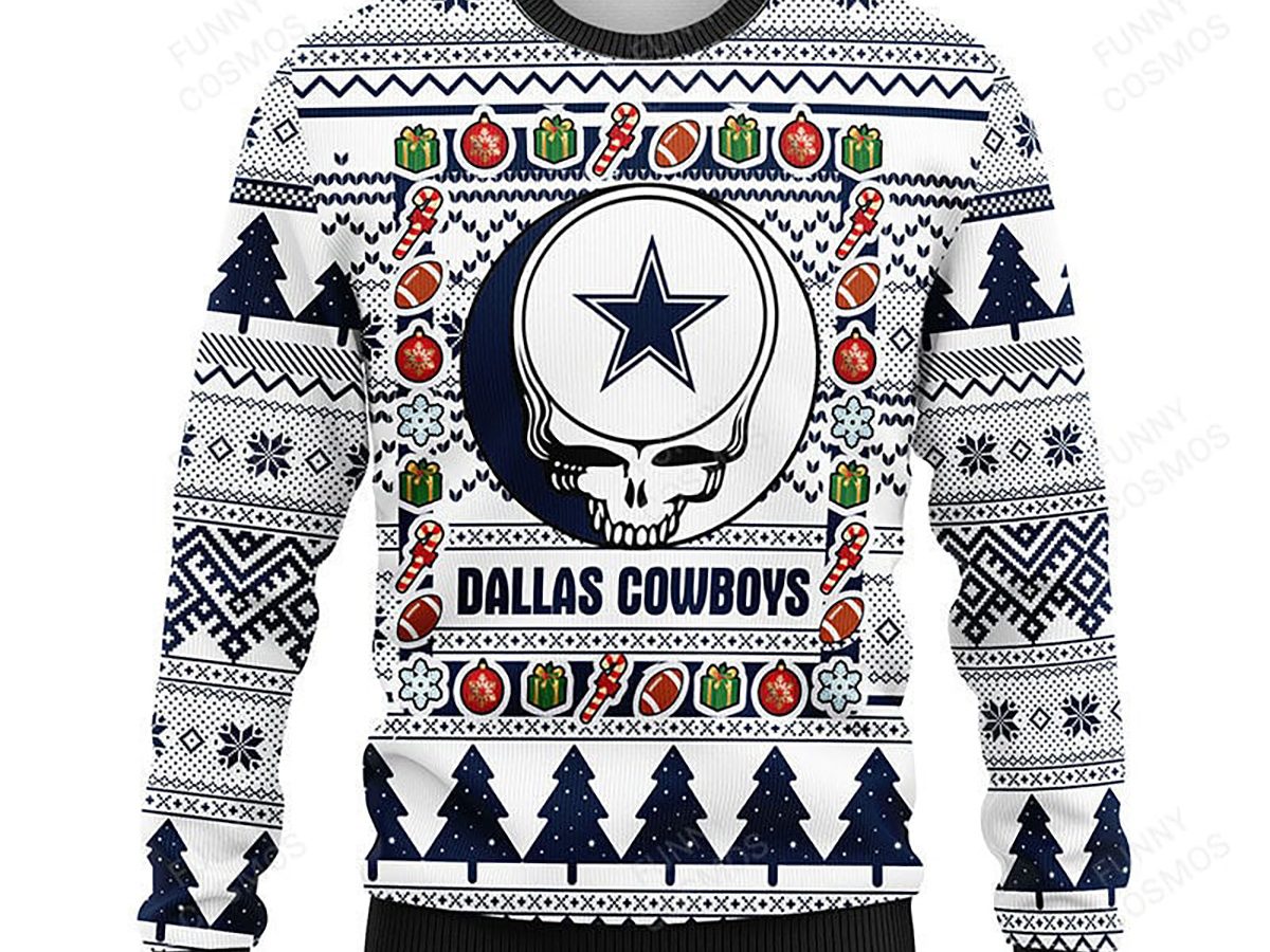 Dallas Cowboys Baseball Ugly Christmas Sweater