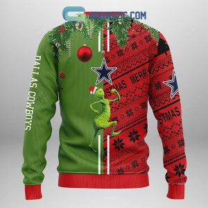Dallas Cowboys Grinch & Scooby Doo Christmas Ugly Sweater
