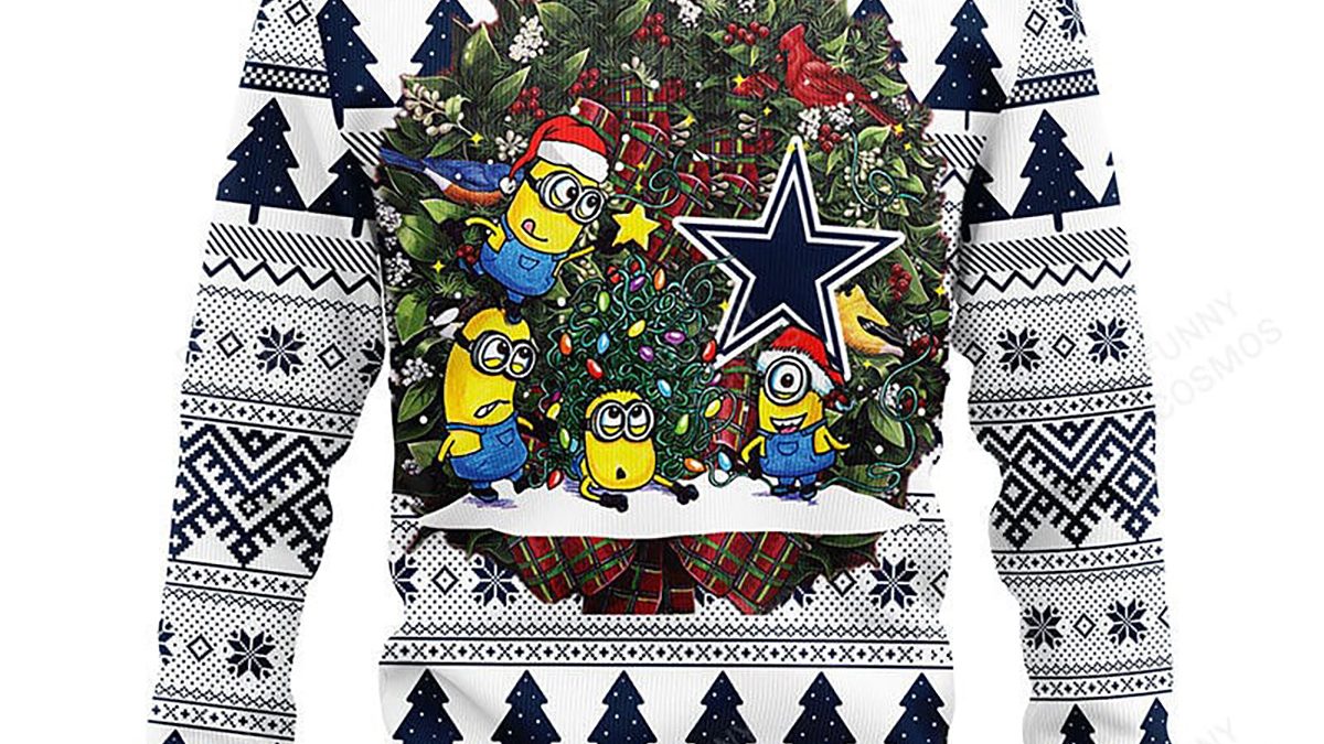 3D Print Dallas Cowboys Sweater NFL Fans Ugly Christmas Sweater