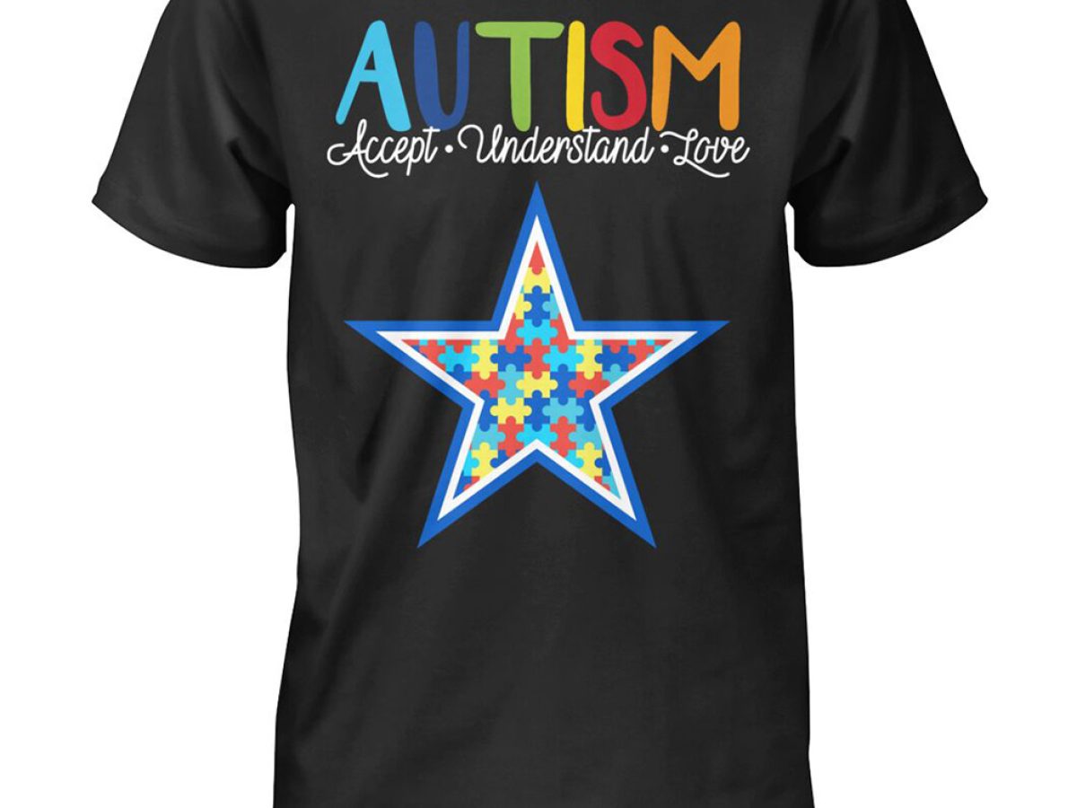 Official dallas Cowboys NFL Autism Awareness Accept Understand