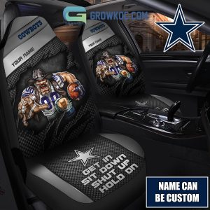 Dallas Cowboys NFL Mascot Get In Sit Down Shut Up Hold On Personalized Car Seat Covers