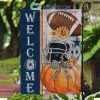 Cleveland Browns NFL Welcome Fall Pumpkin Personalized House Garden Flag