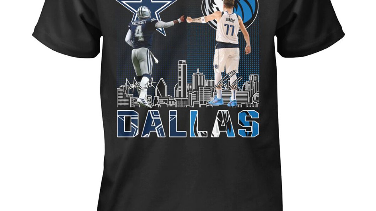 Dallas Cowboys Prescott And Mavericks Doncic City Champion Shirt Hoodie  Sweater