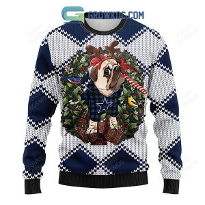 Dallas Cowboys Pub Dog Christmas Ugly Sweater