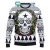 Dallas Cowboys Santa Claus Snowman Christmas Ugly Sweater