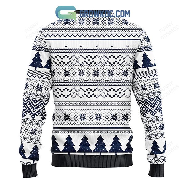 Dallas Cowboys Skull Flower Ugly Christmas Ugly Sweater