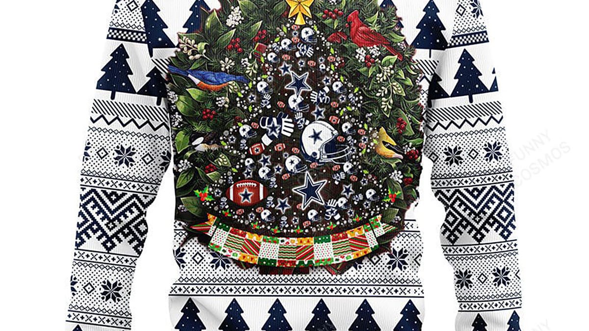 Dallas Cowboys Pub Dog Christmas Ugly Sweater - Growkoc