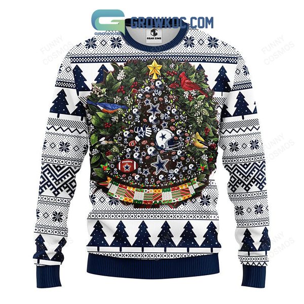 Dallas Cowboys Tree Ball Christmas Ugly Sweater