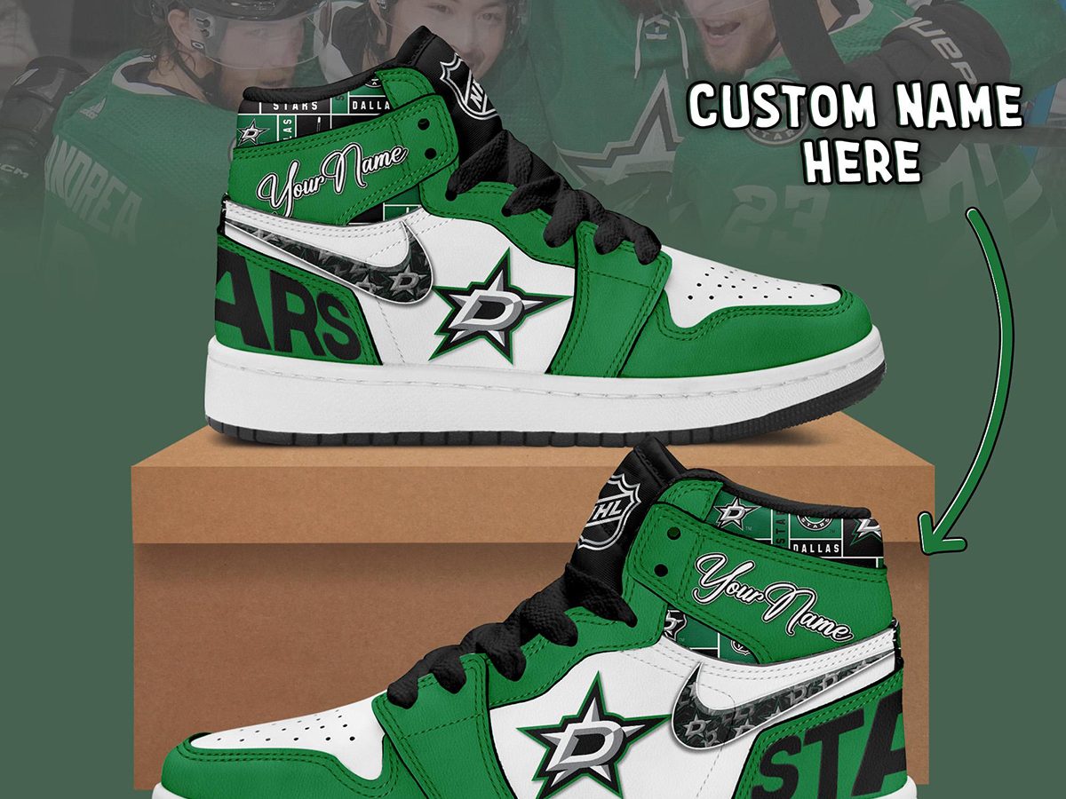 NFL Dallas Cowboy Special Air Jordan Hightop Custom Name