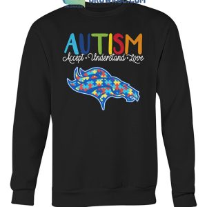 Denver Broncos NFL Autism Awareness Accept Understand Love Shirt