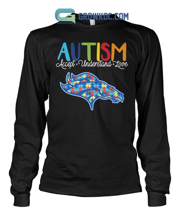 Denver Broncos NFL Autism Awareness Accept Understand Love Shirt