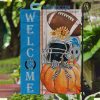 Green Bay Packers NFL Welcome Fall Pumpkin Personalized House Garden Flag
