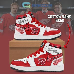 Detroit Red Wings NHL Personalized Air Jordan 1 Shoes