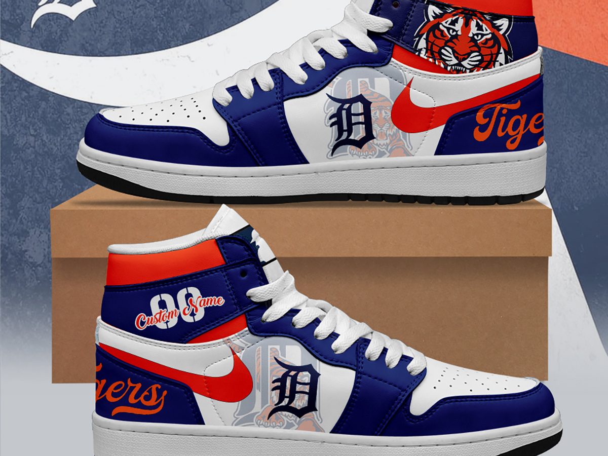 _MLB Detroit Tigers Air Jodan1 Shoes - BTF Store