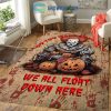 Carvin’ Time With Michael Myers Horror Movies Halloween Home Decor Rectangle Rug Carpet