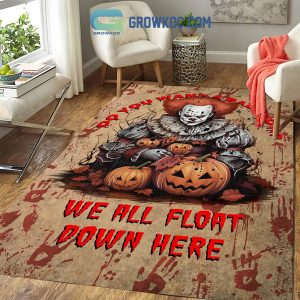 Do You Want A Balloon We All Float Down Here Horror Movies Halloween Home Decor Rectangle Rug Carpet