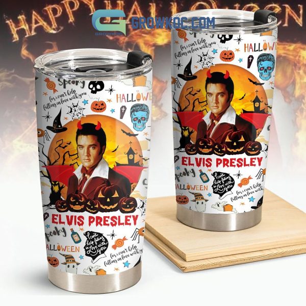 Elvis Presley Halloween Trick Or Treat Tumbler