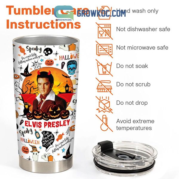 Elvis Presley Halloween Trick Or Treat Tumbler