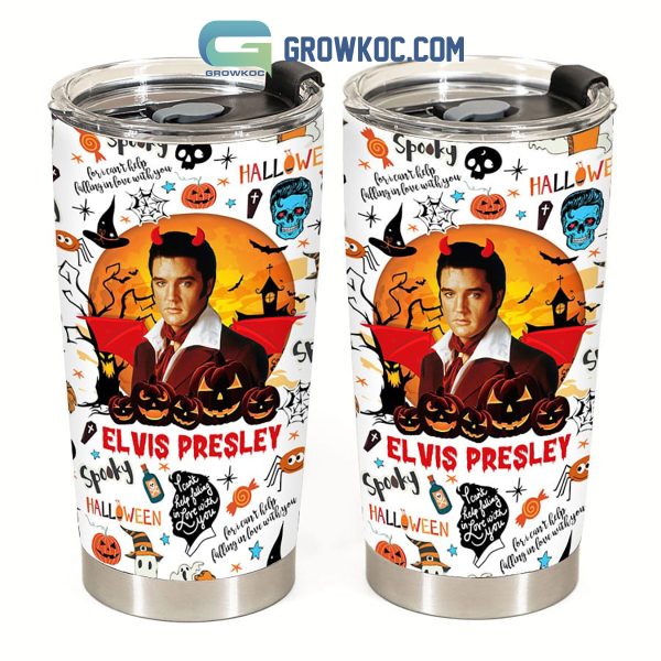 Elvis Presley Halloween Trick Or Treat Tumbler