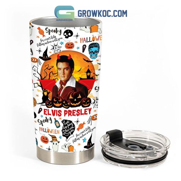 Elvis Presley Halloween Trick Or Treat Tumbler