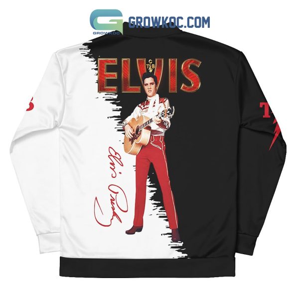 Elvis Presley King Of Rock And Roll Bomber Jacket