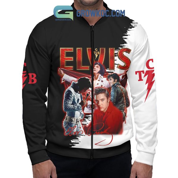 Elvis Presley King Of Rock And Roll Bomber Jacket